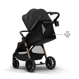 Прогулянкова коляска Kinderkraft Grande 2 Black (KSGRAN02BLK0000) - мініатюра 4