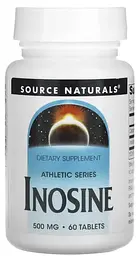 Інозин Source NaturalsInosine 500 мг 60 таб