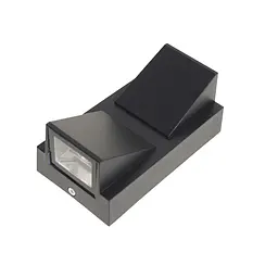 Підсвітка Brille LED фасадна IP65 AL-224/2х3W NW COB BK