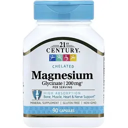 Дієтична добавка Magnesium Glycinate 90 капсул