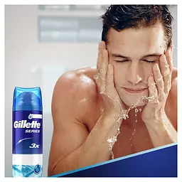 Гель для гоління Gillette Series Sensitive Cool 200 мл - мініатюра 8