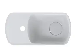 Умивальник Miraggio HELIX R (0001639) Mirasoft, Матовий, Підвісний, Білий - мініатюра 3