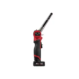 Шлифмашина ленточная аккумуляторная бесщеточная MILWAUKEE, M12 FBFL13-402B, 13мм (ЗУ, 2х4Ач, сумка) - мініатюра 8