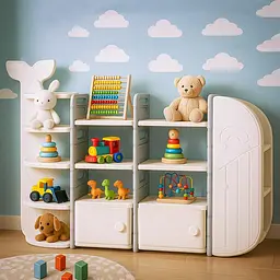 Стелаж Mealux Bubbles White (KD-E057 White) - мініатюра 3