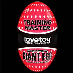 Мастурбатор - Traning Master Giant Egg Masturbator Red