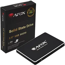 SSD 256Gb AFox 2.5" SATA III 3D NAND, Retail (SD250-256GN)