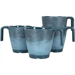 Набір чашокGimex Mug Stone Dark Blue 300 мл 4 шт. (6917120)
