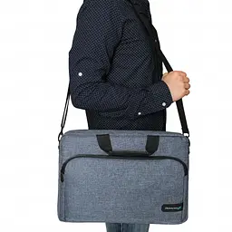 Сумка для ноутбука Grand-X 14'' SB-148 soft pocket Blue Gray (SB-148J) - мініатюра 9