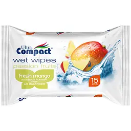 Вологі серветки Ultra Compact Passion fruits, 15 шт. - мініатюра 2
