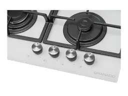 Газова варильна поверхня GRANADO GGH 62-104 white glass - мініатюра 3