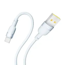 Кабель для заряджання та обміну даними USB Yoki YK-SI50 SILICONE Series USB/Type C 60W 3A/20V 1.2 м Синій - мініатюра 6