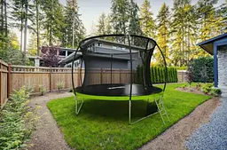 Батут із внутрішньою сіткою Zipro Jump Pro Premium 10 футів 312 см чорно-зелений (5907783039447) - мініатюра 2