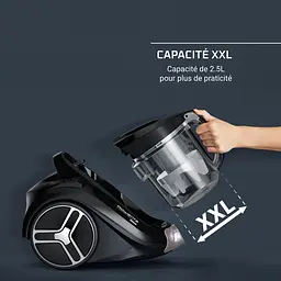 Пилосос Rowenta Compact Power XXL Classic + Kit контейнерний чорний (RO4B25EA) - мініатюра 17