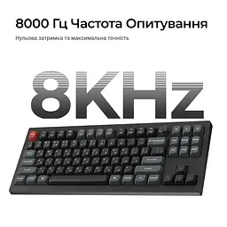 Клавіатура бездротова Keychron V3 Ultra Keychron Red Switch Black RGB (V3U-D1-UA) - мініатюра 10