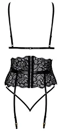 Комплект Kissable Suspender Set S/M чорний - мініатюра 4