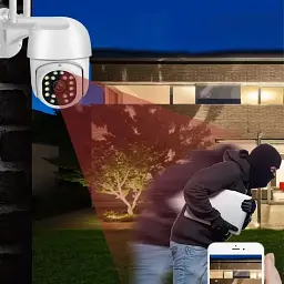Wi-Fi камера відеоспостереження 5 Мп HX A 1536C / Wi-Fi камера з датчиком руху / полична камера WiFi - мініатюра 3