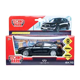 Автомодель Технопарк Infiniti QX70, 1:32, чорний (QX70-BK) - мініатюра 8
