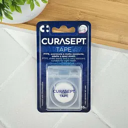Зубна нитка Curasept Floss з матеріалу PTFE TAPE стрічка з хлоргексидином, 35 м