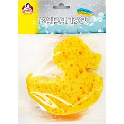 Губка для купання Помічниця Карапуз В асортименті (4820164965221)