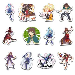 Стікерпак GeekLand KonoSuba 45 штук (SP KS 01) - мініатюра 5