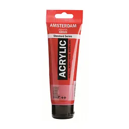 Фарба акрилова Amsterdam 318, Карміновий 120 мл