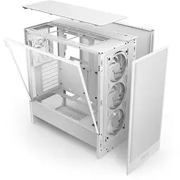 Корпус NZXT H5 Flow RGB без БЖ White (CC-H52FW-R1) - мініатюра 8