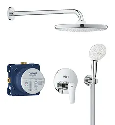Душова система прихованого монтажу Grohe Bauedge з Tempesta 250 25290000, Хром