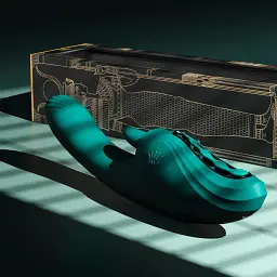 Вібратор-кролик Zalo Ares Turquoise Green зі смарт-управлінням - мініатюра 15