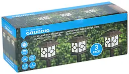 Набір садових світильників Grundig на сонячній батареї 8.5x37 см 3 шт. в асортименті - мініатюра 4