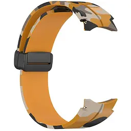 Ремінець для Samsung Galaxy Watch 6 - жовто-чорний ширина кріплення 20мм силікон Watchbands Cls-color (W30-6WB69556196) - мініатюра 3
