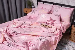 Підковдра Moon&Star Бязь Gold Люкс Alpha Pink Полуторна 143x210 см - мініатюра 4