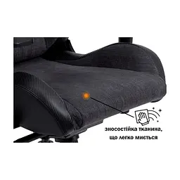 Крісло ігрове GT Racer X-8005 Dark Gray/Black - мініатюра 8