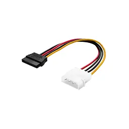 Кабель живлення Cablexpert Molex M - Molex F / 3pin, 0.15м
