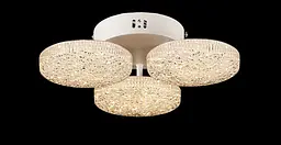 Люстра стельова LED Splendid Ray L3180/3, 3 лампи, 32 см, білий, з пультом, сучасний стиль - мініатюра 3