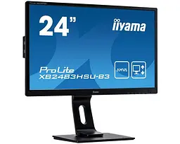 Монітор 24" Iiyama ProLite XB2483HSU-B3 (XB2483HSU-B3 D) 1920x1080 (FullHD) VA 75 Hz Б/в - мініатюра 2
