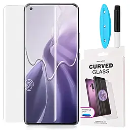 Захисне скло DK для Oppo Find X3 Neo/Reno5 Pro+ 5G UV Curved 010276 clear 2 шт. - мініатюра 3
