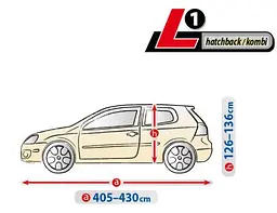 Тент автомобільний для Хечбека / Універсалу Kegel-Blazusiak L1 430x136 см Optimal Garage (5-4315-241-2092) - мініатюра 3