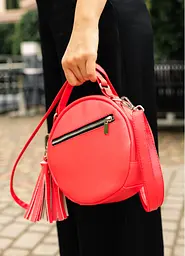 Сумка жіноча Sambag Bale червона 20 х 20 х 10 см (52200017) - мініатюра 8