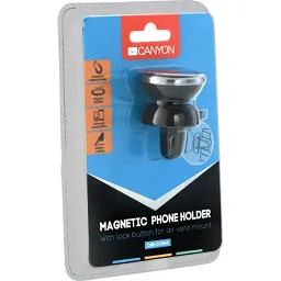 Універсальний автотримач Canyon Car air vent magnetic phone holder with button (CNE-CCHM4) - мініатюра 4