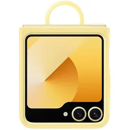 Оригінальний силіконовий чохол із кільцем Silicone Cover with Ring для Samsung Galaxy Z Flip6/Flip 7 FE/ Flip5 Yellow EF-PF741TYEGUA SM-F741/SM-F761/SM-F731 - мініатюра 9