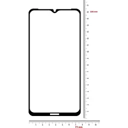 Захисне скло BeCover для Nokia 1.4 Black (706902) - мініатюра 3