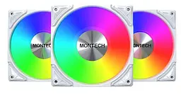 Вентилятор для корпуса 120MM METAL PRO 12 ARGB 3 PACK (W) MONTECH - мініатюра 3