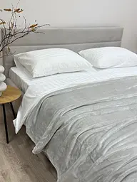 Плед Ecotton 150х220 см Well Soft світло-сірий (24-3615 Cool gray) (24920) - мініатюра 4