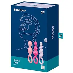 Набір анальних іграшок Satisfyer Plugs (set of 3) - Booty Call - мініатюра 3