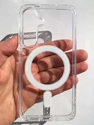 Прозорий протиударний чохол для Samsung Galaxy S24/S25 (S921/S931) Ultra Hybrid with MagSafe Clear Case - мініатюра 4