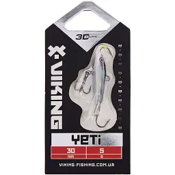 Балансир Viking Fishing Yeti Ice Jig 30mm 5.0g #14 Dark Mackerel - мініатюра 2