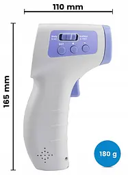 Медичний термометр (пірометр) 0-100 °C WINTACT WT3652 - мініатюра 7