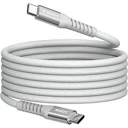 Кабель Verbatim 60 Вт /USB-C–USB-C /120 см-сірий (31850)