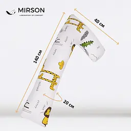 Подушка MirSon Подушка для вагітних та відпочинку Г-подібна 5014 Color Lin (2200010969658) - мініатюра 6