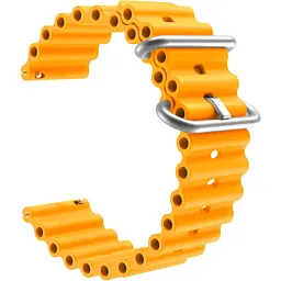 Універсальний ремінець для смарт-годинників Ocean Band 22mm Orange [84197]